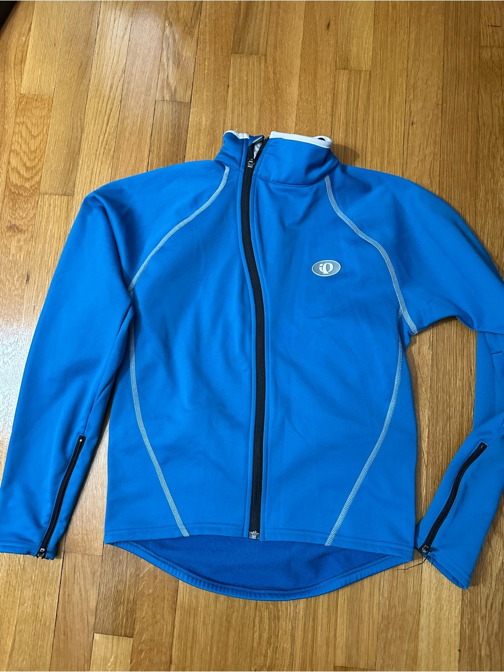 Pearl Izumi Bright Blue Men’s Full-Zip Performance Jacket size small